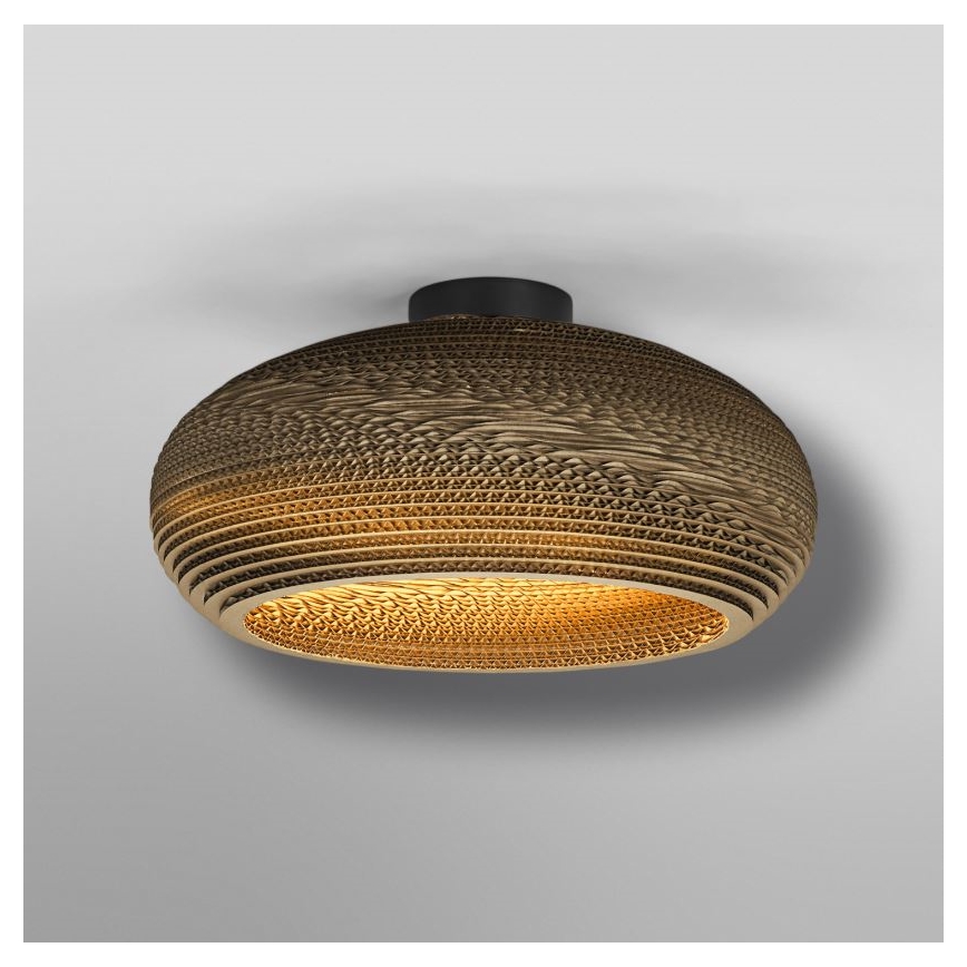 Ledvance - Kattovalo DECOR CARDBOARD 1xE27/15W/230V halkaisija 40 cm