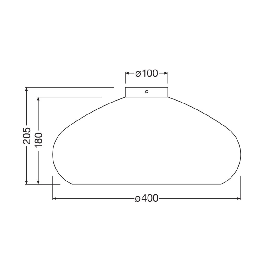 Ledvance - Kattovalo DECOR CARDBOARD 1xE27/15W/230V halkaisija 40 cm