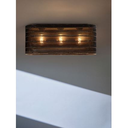 Ledvance - Kattovalo DECOR CARDBOARD 3xE27/15W/230V