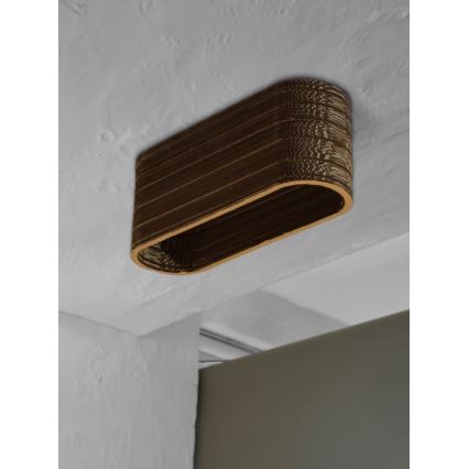 Ledvance - Kattovalo DECOR CARDBOARD 3xE27/15W/230V