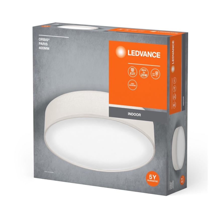 Ledvance - Kattovalo ORBIS PARIISI 2xE27/25W/230V kerma