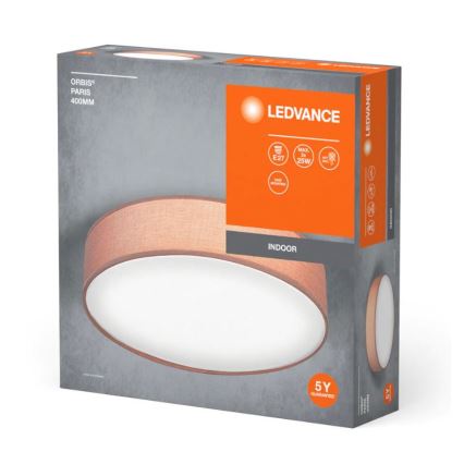 Ledvance - Kattovalo ORBIS PARIISI 2xE27/25W/230V ruskea