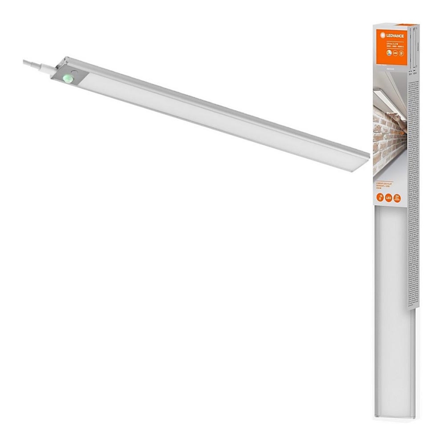 Ledvance -Keittiökaappien alla oleva LED-valo kanssa sensori LINEAR LED/3,2W/5V 3000/4000/6500K