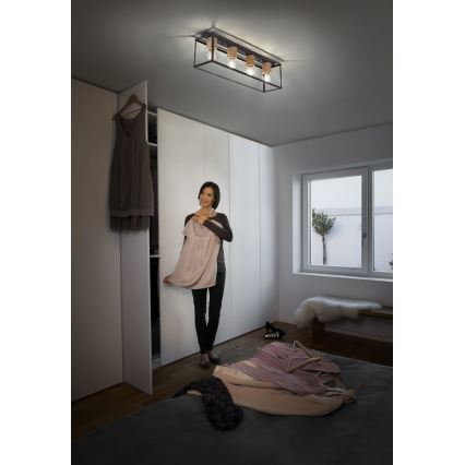Ledvance - Kiinteä kattokruunu DECOR 4xE27/15W/230V