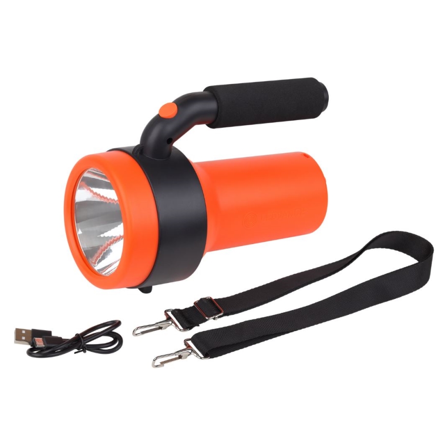 Ledvance - Ladattava LED-taskulamppu virtapankki FLASHLIGHT LED/3W/5V 2400 mAh