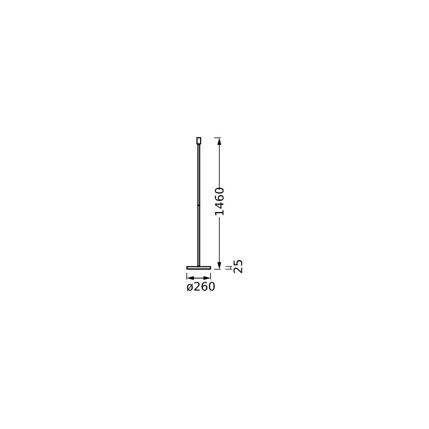 Ledvance - Lampun jalka DECOR STICK 1xE27/40W/230V beige