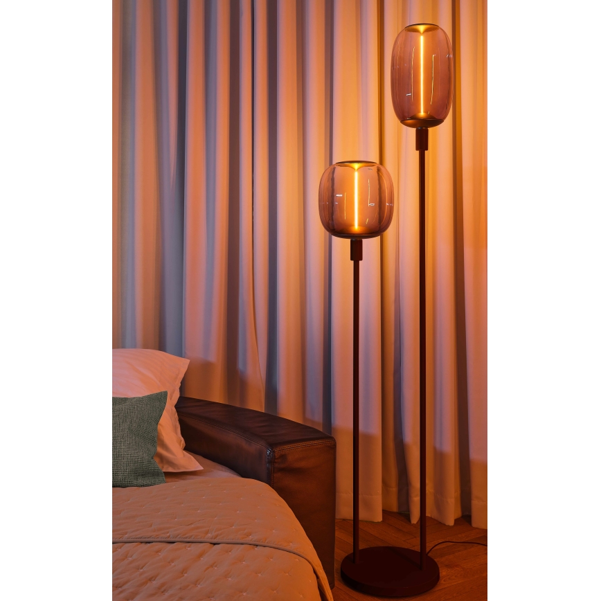 Ledvance - Lampun jalka DECOR STICK 2xE27/40W/230V antrasiitti