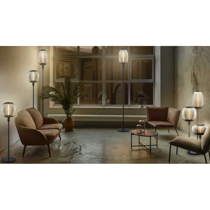Ledvance - Lampun jalka DECOR STICK 2xE27/40W/230V antrasiitti