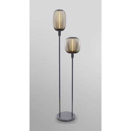 Ledvance - Lampun jalka DECOR STICK 2xE27/40W/230V antrasiitti