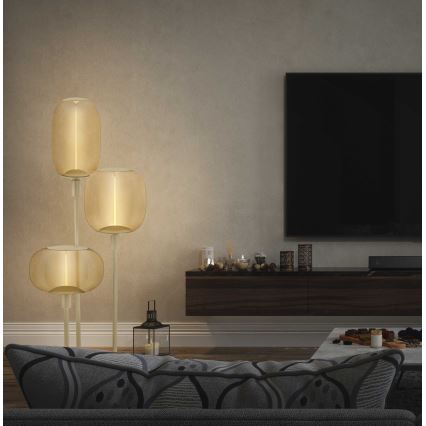 Ledvance - Lampun jalka DECOR STICK 3xE27/40W/230V beige