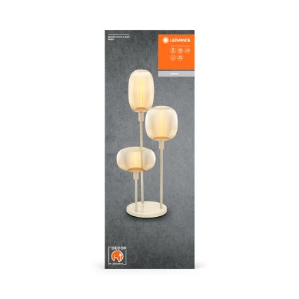 Ledvance - Lampun jalka DECOR STICK 3xE27/40W/230V beige