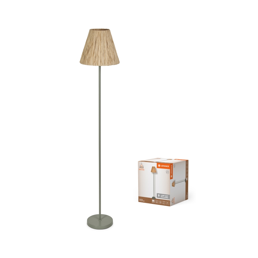 Ledvance - Lattialamppu DECOR RAFFIA 1xE27/15W/230V juuttinaru