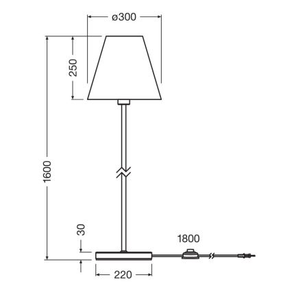 Ledvance - Lattialamppu DECOR RAFFIA 1xE27/15W/230V juuttinaru