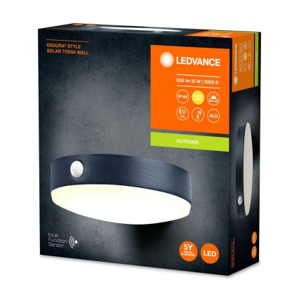 Ledvance-LED aurinkoseinävalaisin sensorilla ENDURA STYLE LED/6W/3,7V IP44