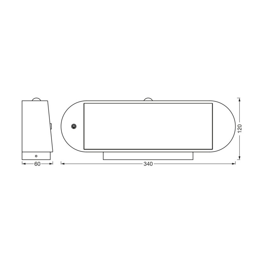 Ledvance-LED aurinkoseinävalaisin sensorilla ENDURA STYLE LED/6W/7,4V IP44