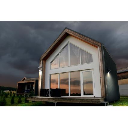 Ledvance - LED Himmennettävä aurinkokenno valonheitin liike- ja hämärätunnistimella FLOOD SPLIT LED/10W/3,2V 5000 mAh IP65 + kauko-ohjaus