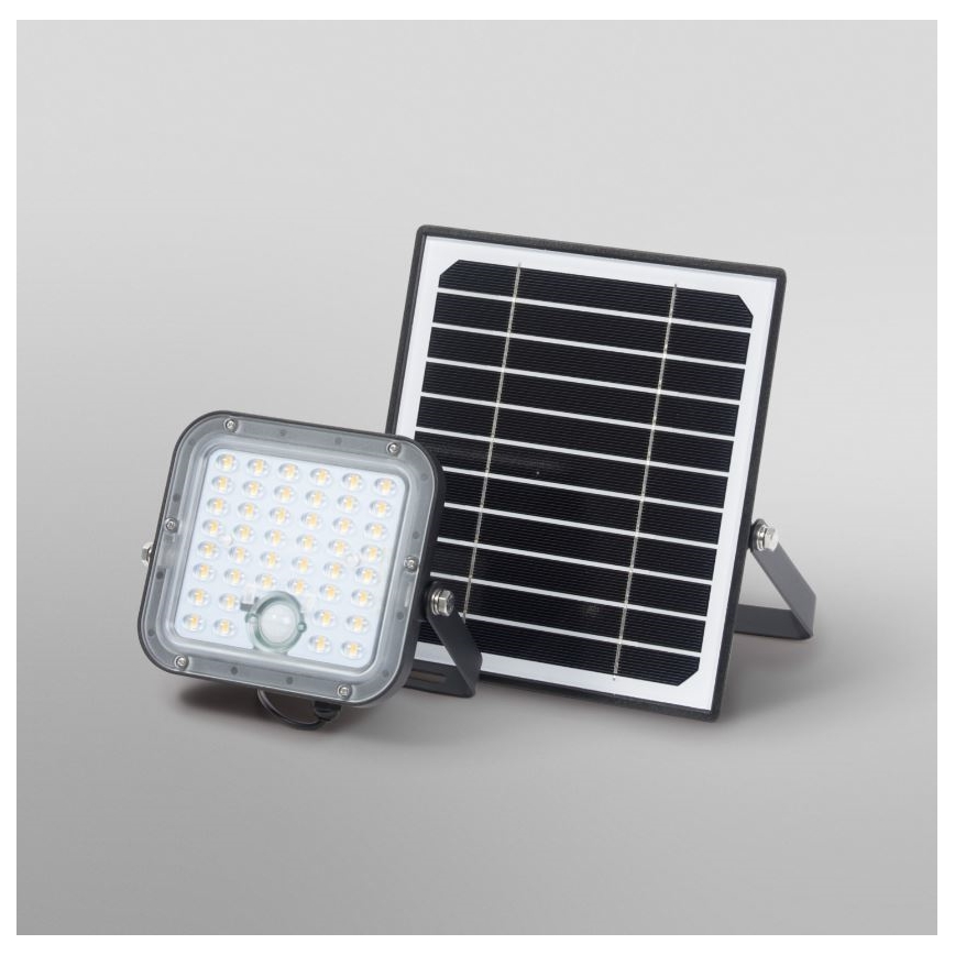 Ledvance - LED Himmennettävä aurinko valonheitin anturilla FLOOD SPLIT LED/10W/7,4V IP65 + kauko-ohjaus