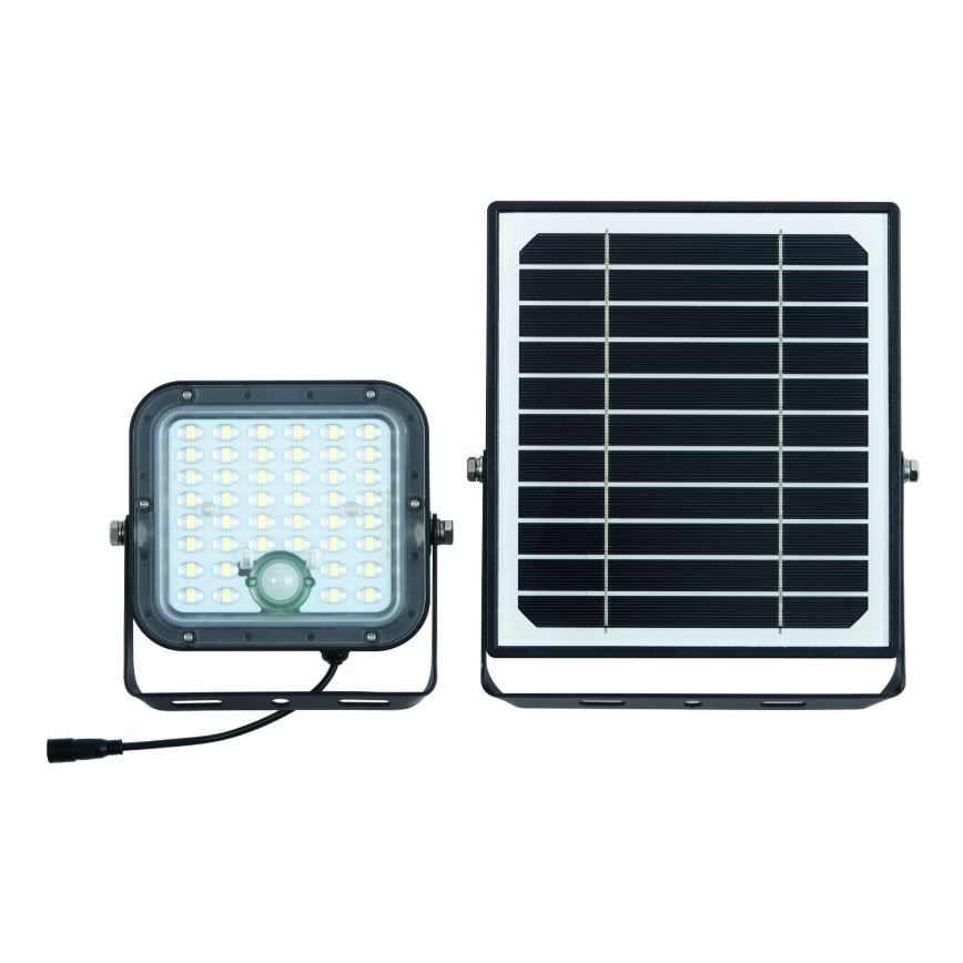 Ledvance - LED Himmennettävä aurinko valonheitin anturilla FLOOD SPLIT LED/10W/7,4V IP65 + kauko-ohjaus