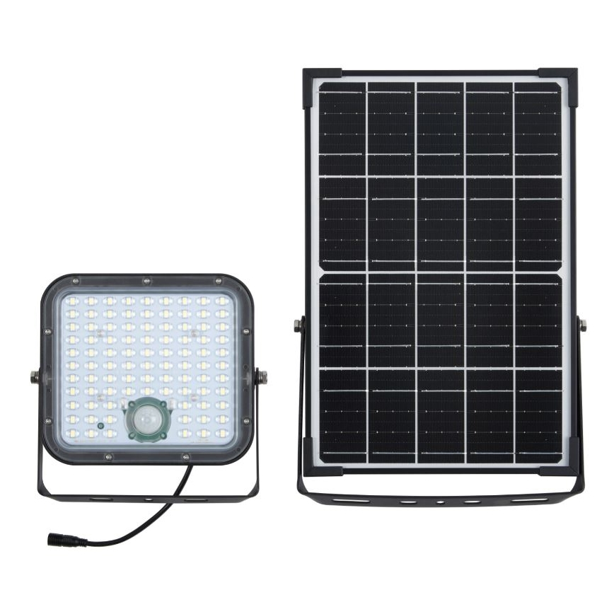 Ledvance - LED Himmennettävä aurinko valonheitin anturilla FLOOD SPLIT LED/30W/6,4V IP65 + kauko-ohjaus