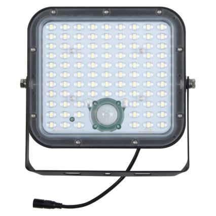 Ledvance - LED Himmennettävä aurinko valonheitin anturilla FLOOD SPLIT LED/30W/6,4V IP65 + kauko-ohjaus