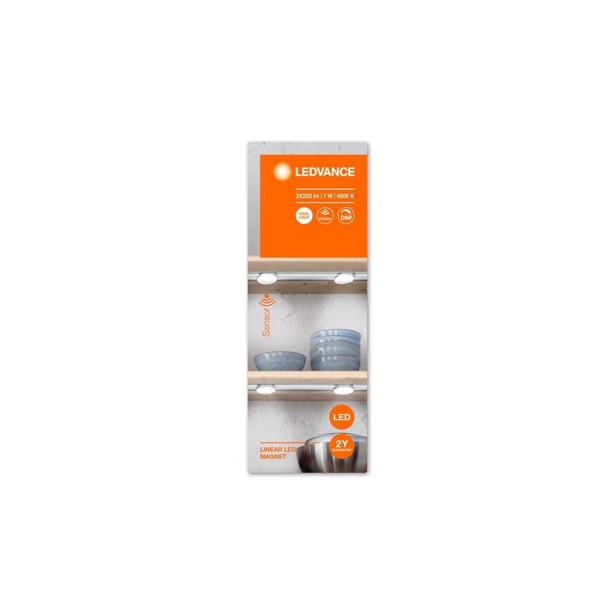 Ledvance - LED Himmennettävä huonekaluvalaistus anturilla LINEAR 2xLED/3,5W/230V