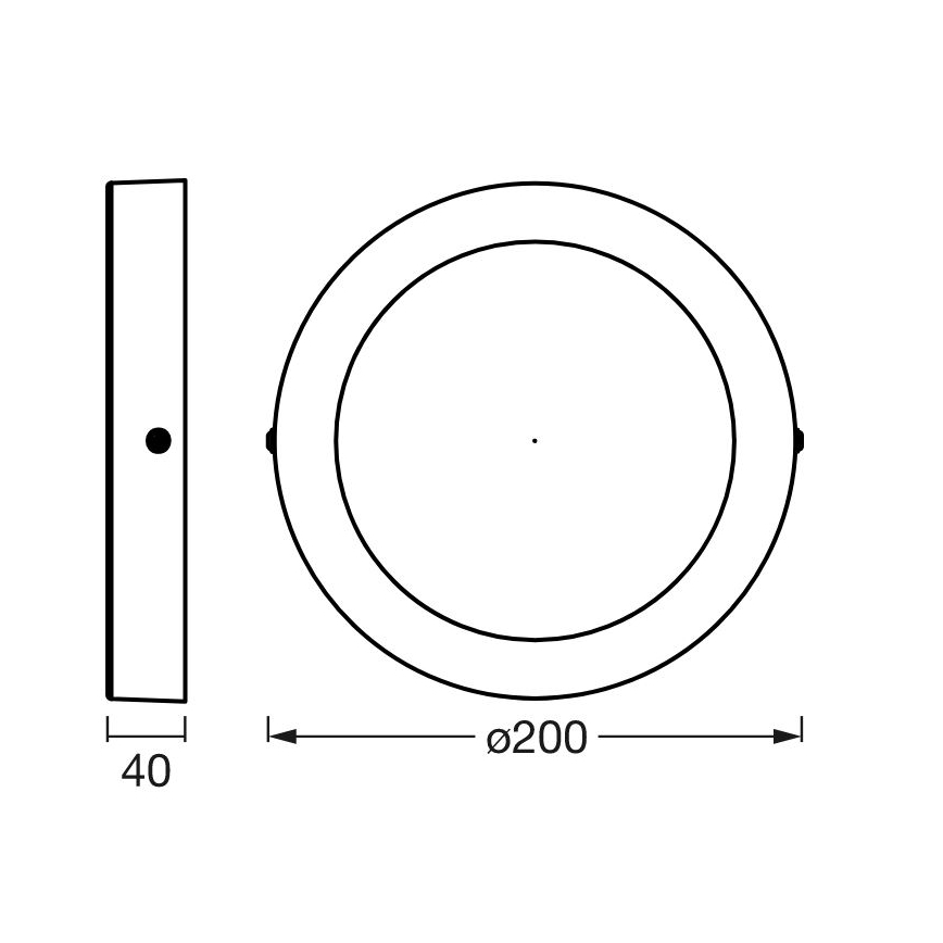 Ledvance - LED Himmennettävä kattovalaisin SMART+ ORBIS LED/12W/230V 3000-6500K Wi-Fi