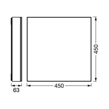 Ledvance -LED Himmennettävä kattovalaisin SMART+ FRAMELESS LED/24,5W/230V 3000-6500K Wi-Fi
