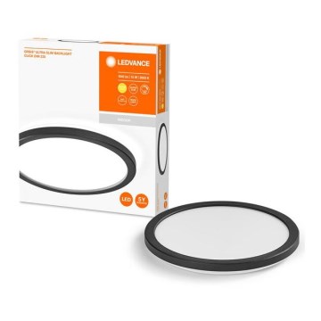 Ledvance - LED Himmennettävä kattovalo ORBIS LED/15W/230V musta