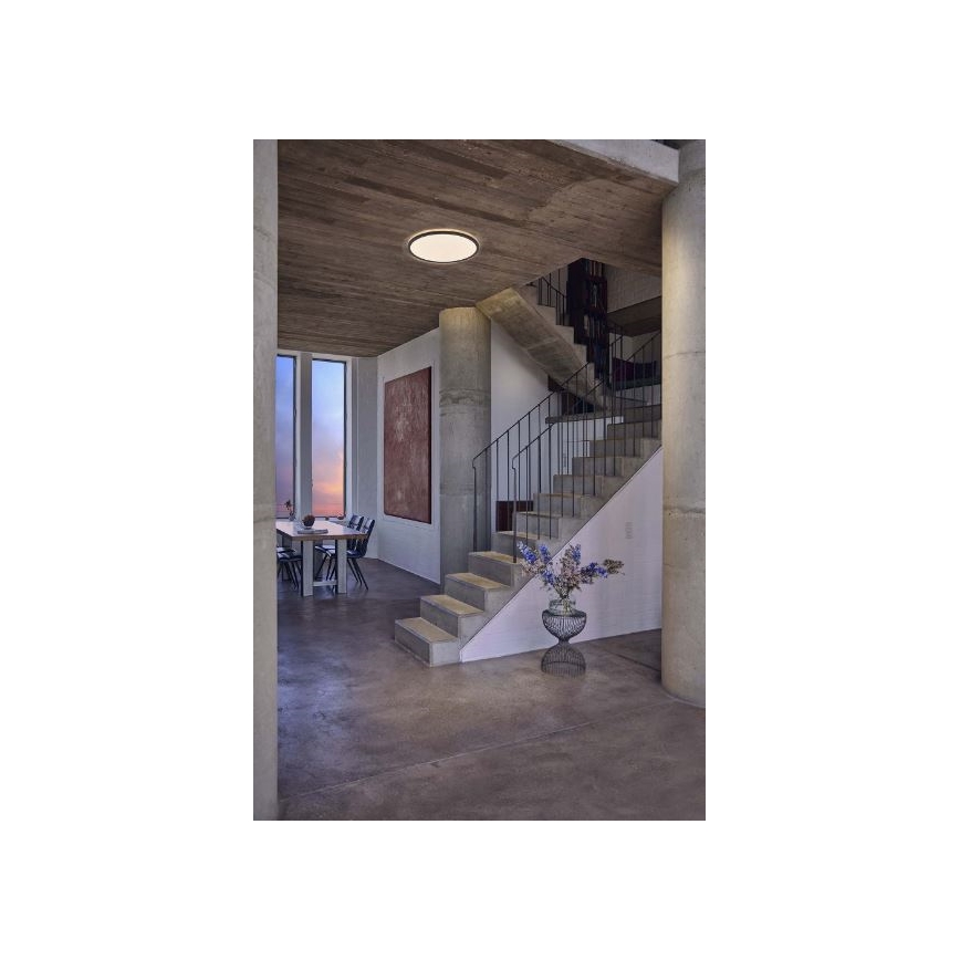 Ledvance - LED Himmennettävä kattovalo ORBIS LED/15W/230V musta