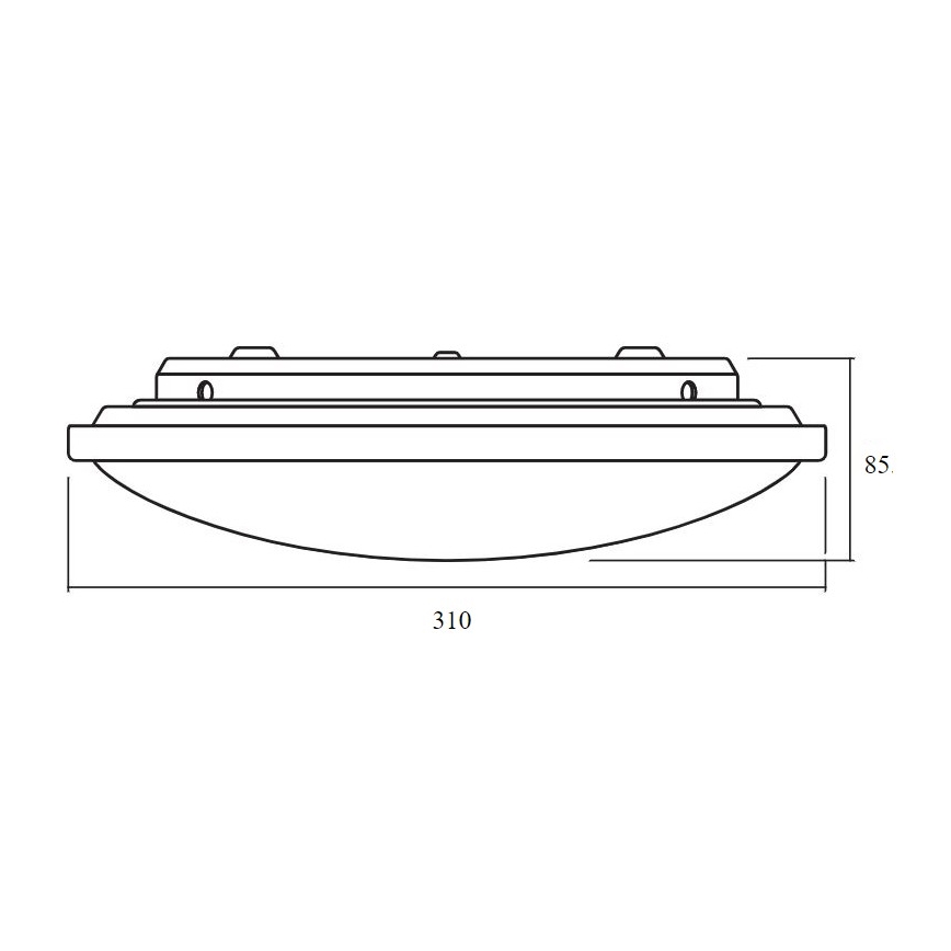 Ledvance - LED Himmennettävä kattovalo ORBIS LED/17W/230V 2700-6500 + kaukosäädin
