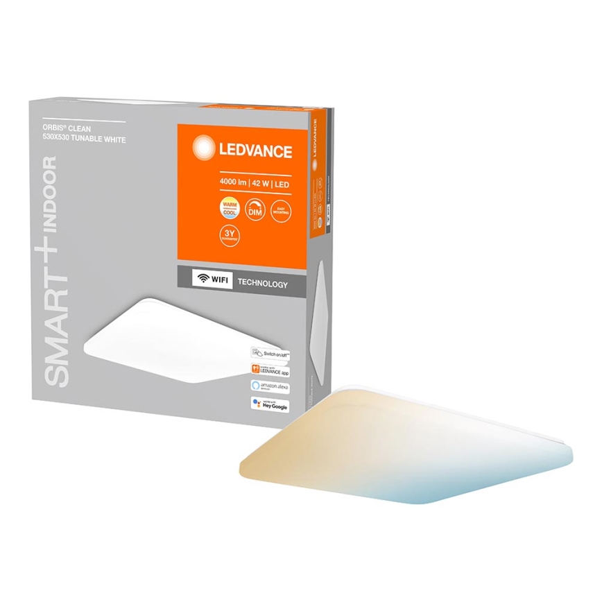 Ledvance - LED Himmennettävä kattovalo SMART+ CLEAM LED/42W/230V 300-6500K Wi-Fi