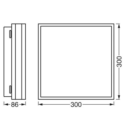 Ledvance - LED Himmennettävä kattovalo SMART+ MAGNET LED/26W/230V 3000-6500K Wi-Fi