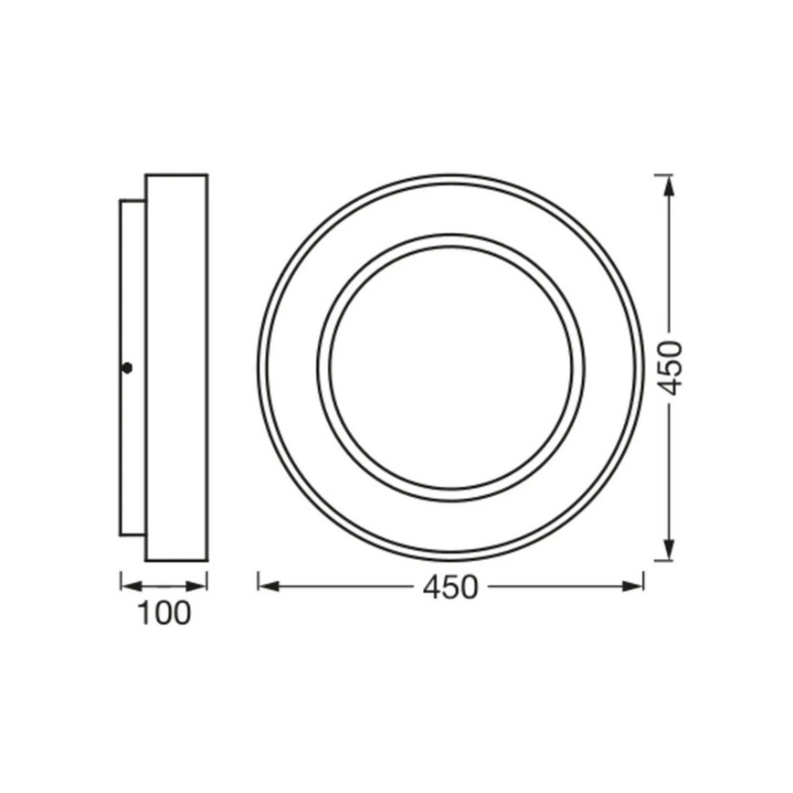 Ledvance-LED Himmennettävä kattovalo SUN@HOME CIRCULAR LED/18,5W/230V Wi-Fi