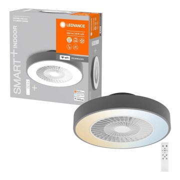 Ledvance - LED Himmennettävä kattovalo tuulettimella SMART+ LED/38W/230V 3000-6500K Wi-Fi + kauko-ohjain