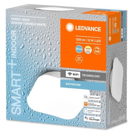 Ledvance - LED Himmennettävä kylpyhuoneen valo SMART+ AQUA LED/12W/230V 3000-6500K IP44 Wi-Fi
