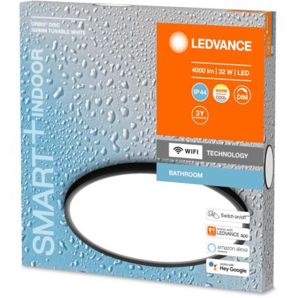 Ledvance - LED Himmennettävä kylpyhuoneen kattovalo SMART+ DISC LED/32W/230V 3000-6500K Wi-Fi IP44