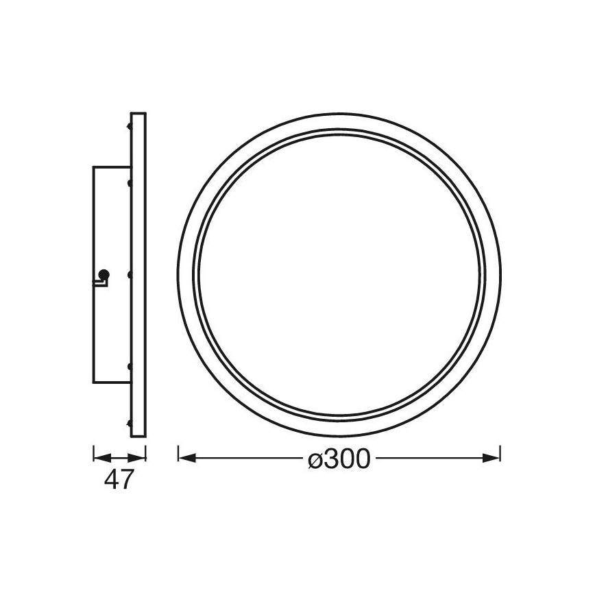 Ledvance - LED Himmennettävä kylpyhuonevalaisin SMART+ DISC LED/18W/230V 3000-6500K Wi-Fi