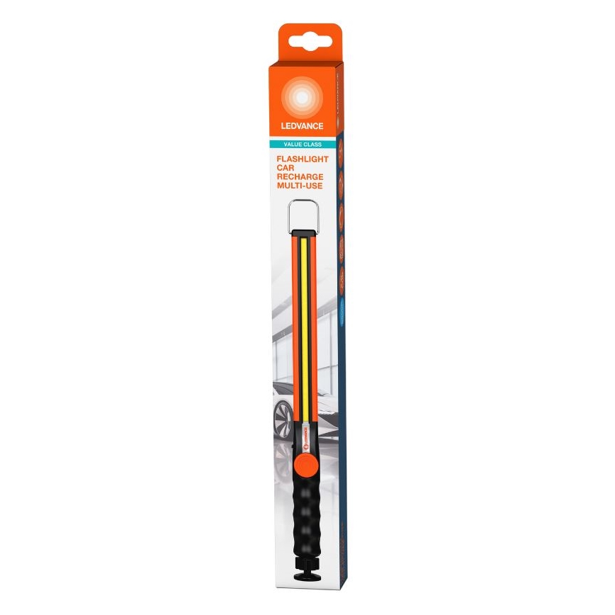 Ledvance - LED Himmennettävä ladattava taskulamppu FLASHLIGHT CAR LED/5W/5V 1800mAh