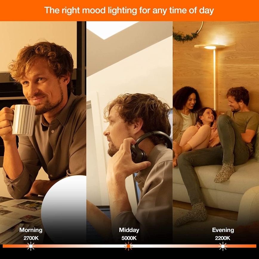 Ledvance - LED Himmennettävä näytön valaistus SUN@HOME LED/2,5W/5V 2200-5000K CRI 95 Wi-Fi