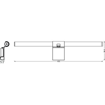 Ledvance - LED Himmennettävä näytön valaistus SUN@HOME LED/2,5W/5V 2200-5000K CRI 95 Wi-Fi
