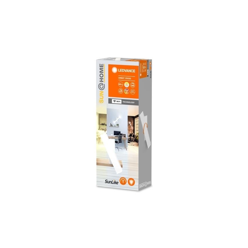 Ledvance - LED Himmennettävä seinävalaisin SUN@HOME CROSS 2xLED/6W/230V Wi-Fi