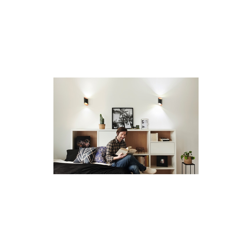 Ledvance - LED Himmennettävä seinävalo SMART+ CYLINDRO LED/12W/230V 3000-6500K Wi-Fi musta