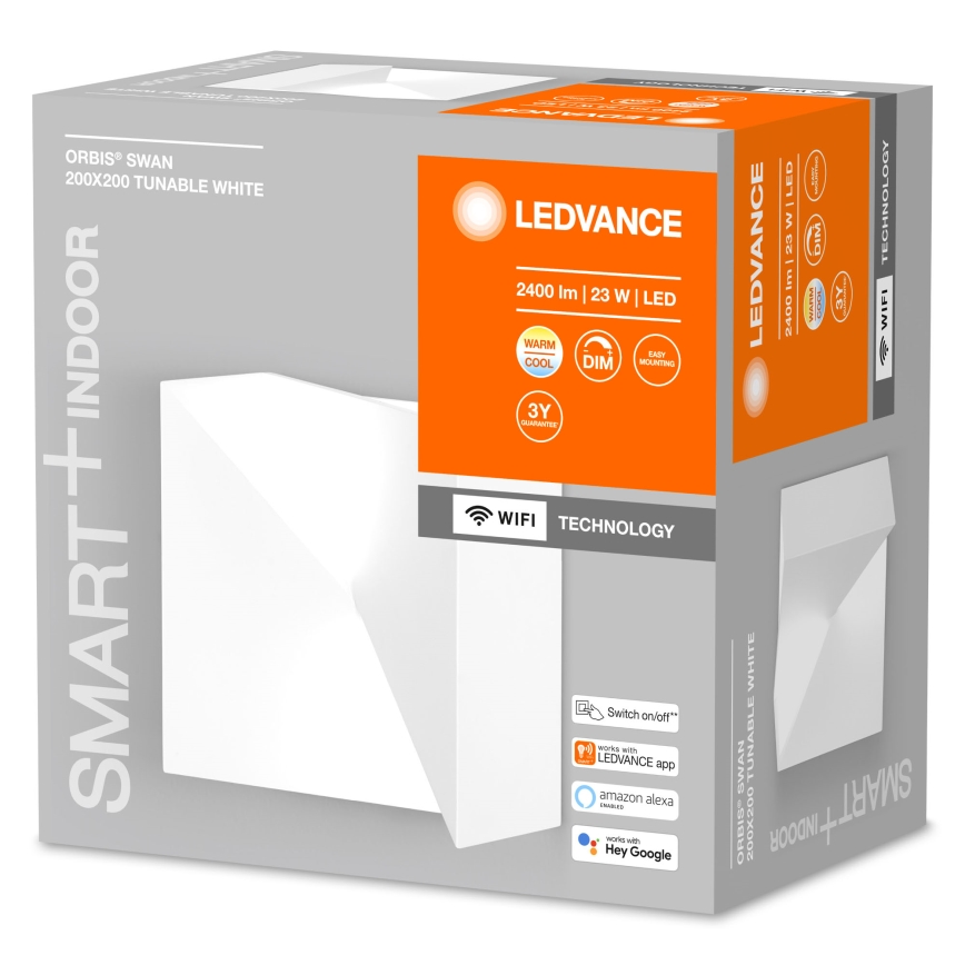 Ledvance - LED Himmennettävä seinävalo SMART+ SWAN LED/23W/230V 3000-6500K Wi-Fi