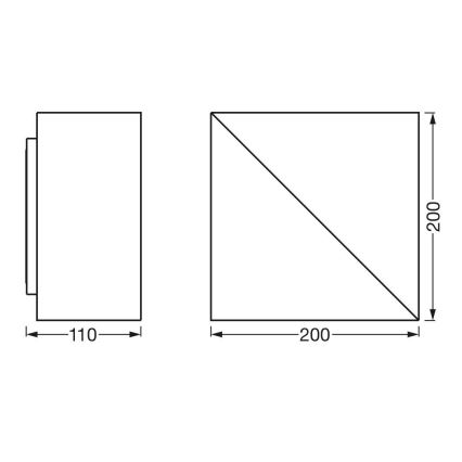 Ledvance - LED Himmennettävä seinävalo SMART+ SWAN LED/23W/230V 3000-6500K Wi-Fi