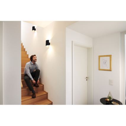 Ledvance - LED Himmennettävä seinävalo SMART+ TWIST LED/12W/230V 3000-6500K Wi-Fi musta