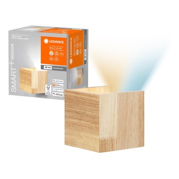 Ledvance - LED Himmennettävä seinävalo SMART+ WOOD LED/7W/230V 3000-6500K Wi-Fi