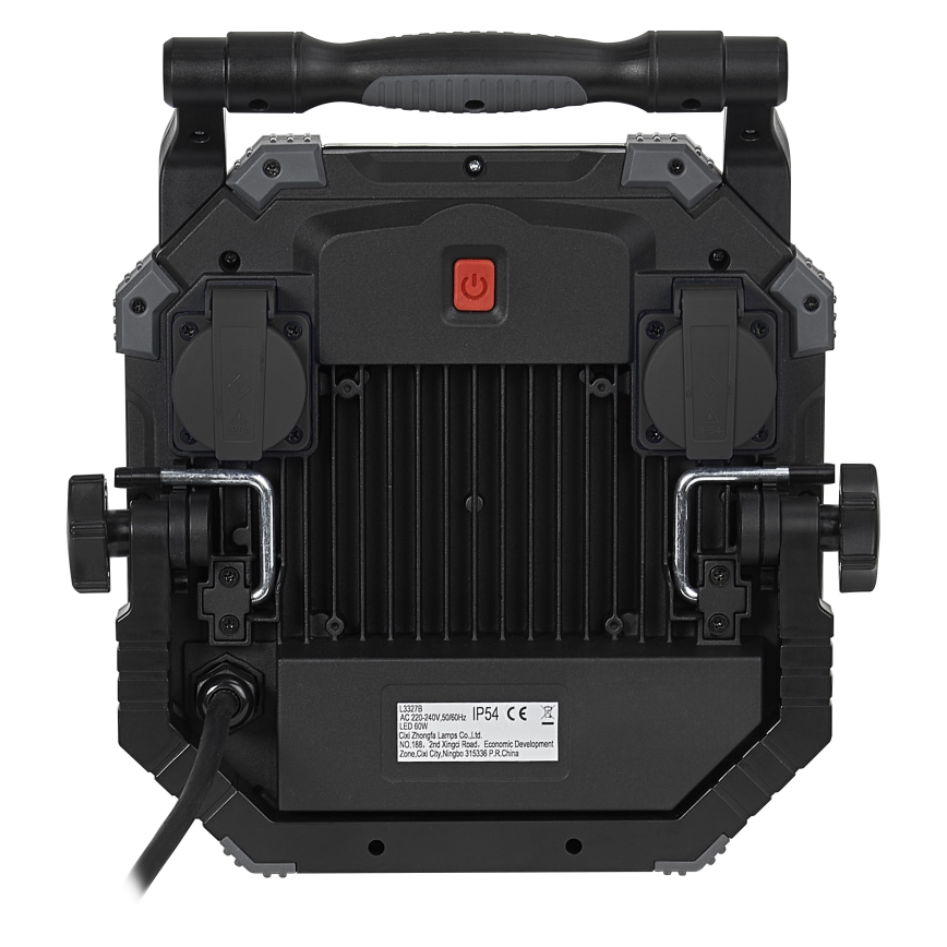 Ledvance - LED Himmennettävä työ kevyt kahdella pistokkeella WORKLIGHT VALUE LED/60W/230V IP54