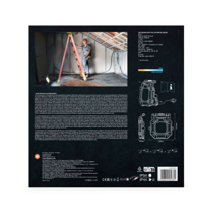 Ledvance - LED Himmennettävä työ kevyt kahdella pistokkeella WORKLIGHT VALUE LED/60W/230V IP54
