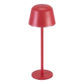 Ledvance - LED Himmennettävä ulko rechargeable lamppu TABLE LED/2,5W/5V IP54 punainen