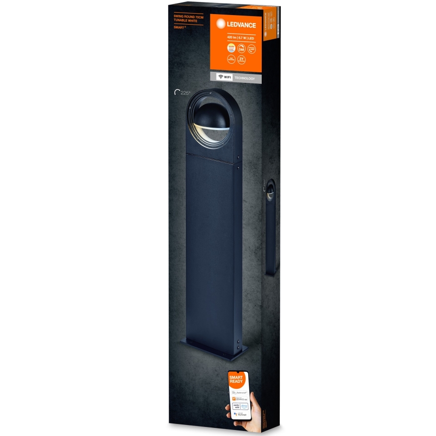 Ledvance - LED Himmennettävä ulkovalaisin SWING LED/6,7W/230V IP44 Wi-Fi